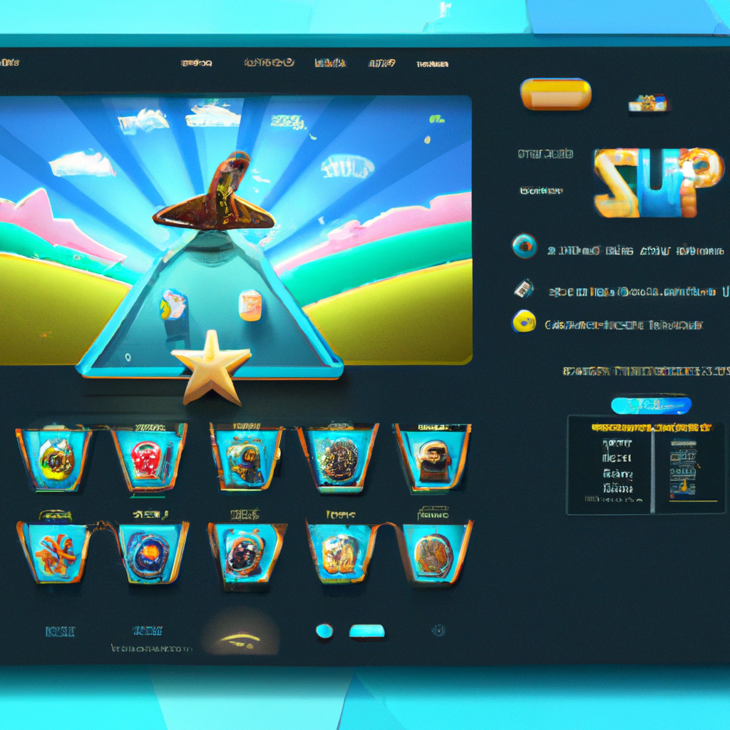 HUD badge gallery and leaderboard screenshot